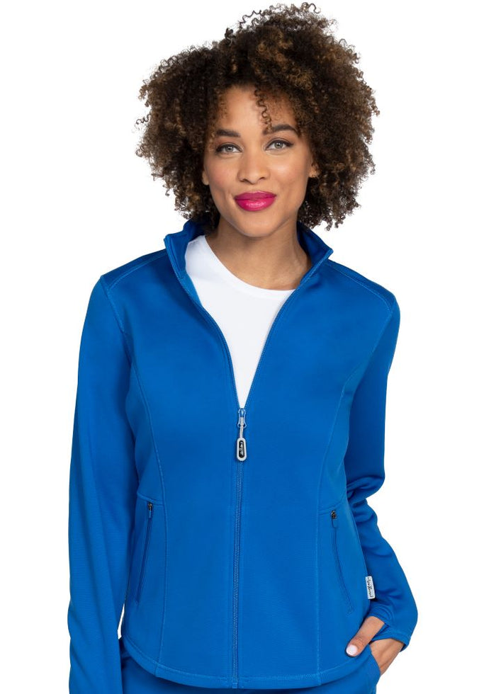 MEGAN BONDED FLEECE JACKET - ROYAL BLUE