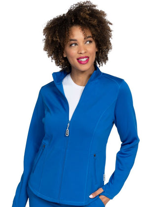 MEGAN BONDED FLEECE JACKET - ROYAL BLUE