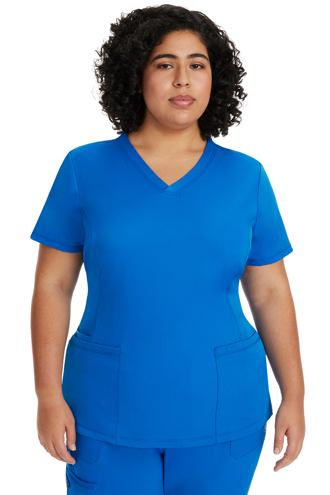 HH Works by Healing Hands Monica Women's 4-Pocket STRETCH V-Neck Scrub Top