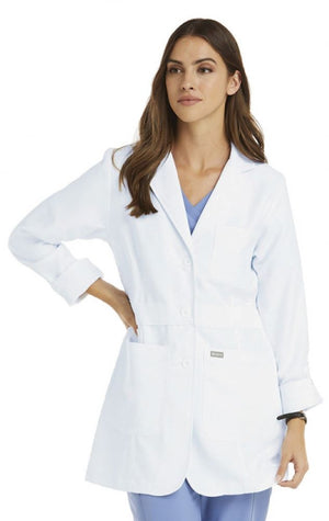 Momentum by Maevn Women's Mid-Length Lab Coat