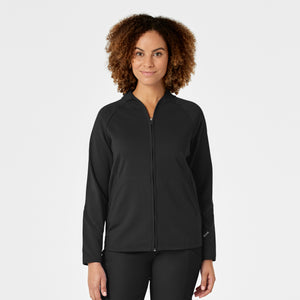 WonderWink Layers Womens Fleece Full Zip Jacket