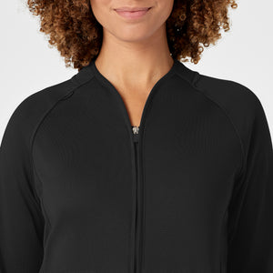 WonderWink Layers Womens Fleece Full Zip Jacket