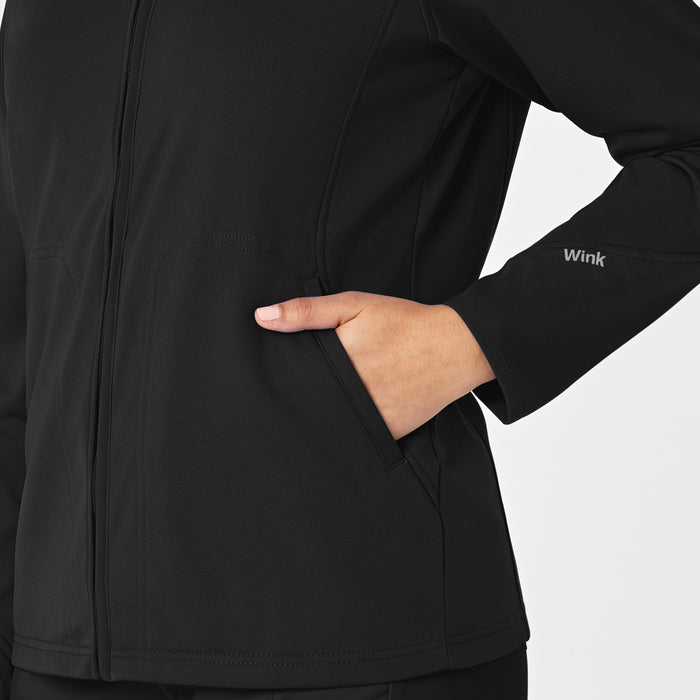 WonderWink Layers Womens Fleece Full Zip Jacket