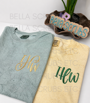 Comfort Colors Color Blast Monogrammed T-Shirt - Adult