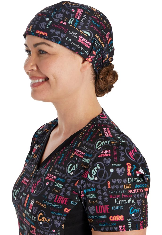 Cherokee Prints Unisex Print Scrub Hat