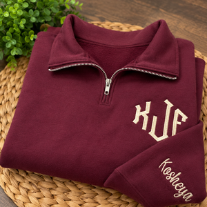 Classic Quarter Zip Sweater