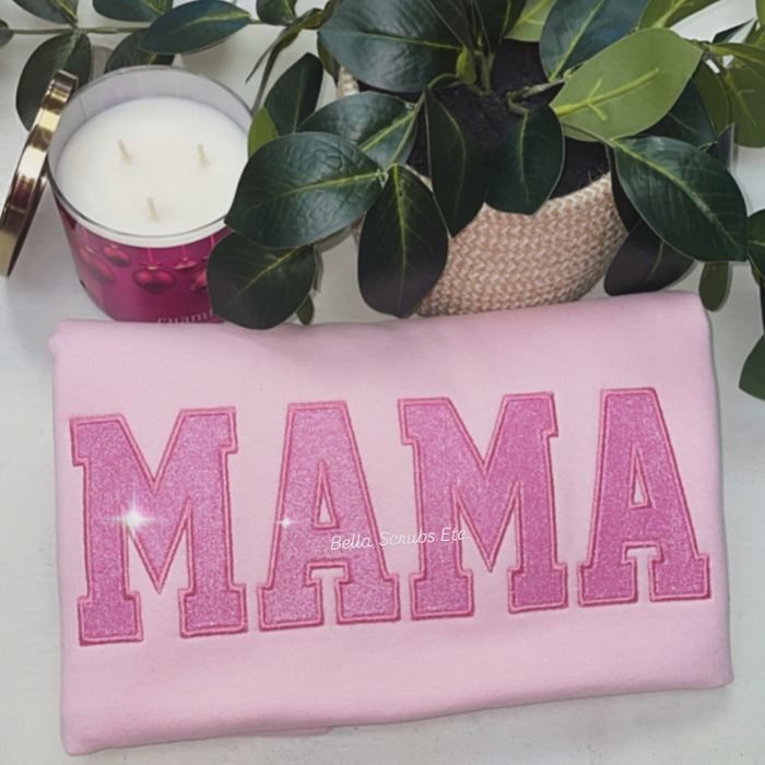 MAMA Glitter Sweatshirt