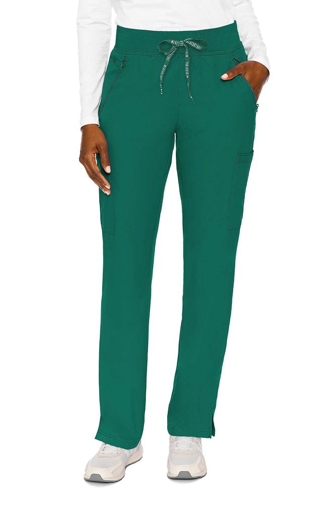 Insight by Med Couture Zipper Pant (2702), Hunter Green