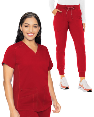 Touch by Med Couture Women's Jogger Scrub Set