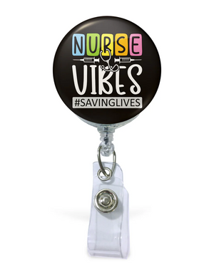 Nurse Vibes Badge Reel