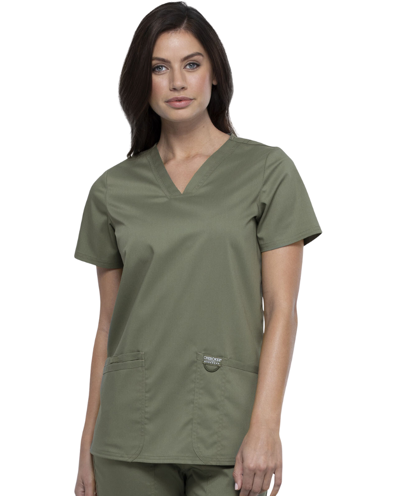 Cheap solid 2025 scrub tops