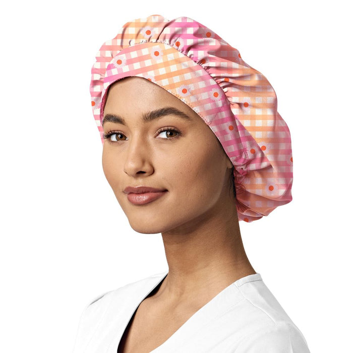 Bouffant Print Scrub Cap