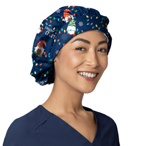 Zoe+Chloe Print Bouffant Scrub Cap